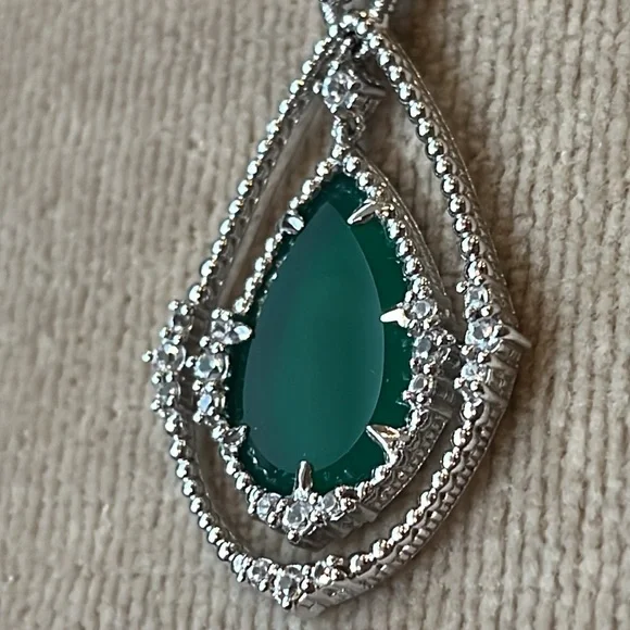 Judith Ripka JR TWO Sterling, Chalcedony White Saphire Enhancer